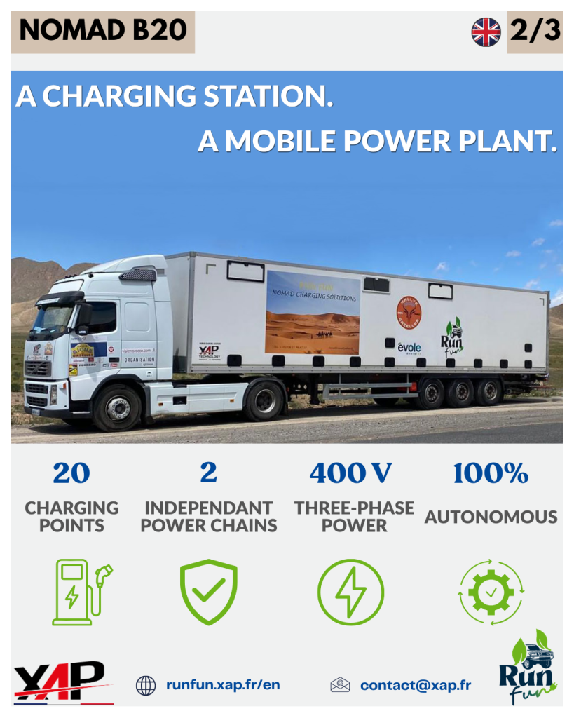 Charging station & mobile power plant